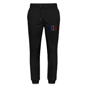 2024 Blue White Red - Stanley/Stella Mover Unisex Organic Jogging Trousers - black - Front - Marisol (170cm) & Nik (191cm)