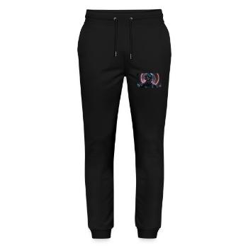 Alien 2 - Stanley/Stella Unisex Bio Jogginghose Mover  - Schwarz - Vorne - Marisol (170cm) & Nik (191cm)
