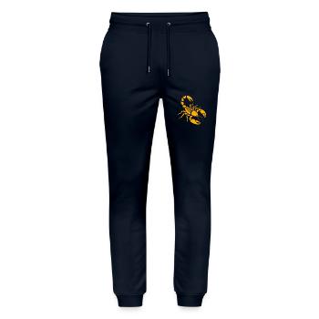 scorpion - Stanley/Stella Mover Unisex Organic Jogging Trousers - navy - Front - Marisol (170cm) & Nik (191cm)