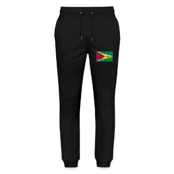 Cadeau pour le Guyana - Pantalon de jogging bio MOVER Stanley/Stella unisexe - noir - Devant - Marisol (170cm) & Nik (191cm)