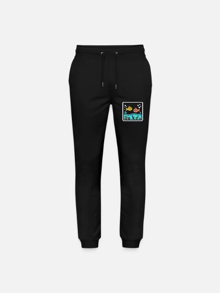 Aquarium - Stanley/Stella Unisex Bio Jogginghose Mover  - Schwarz