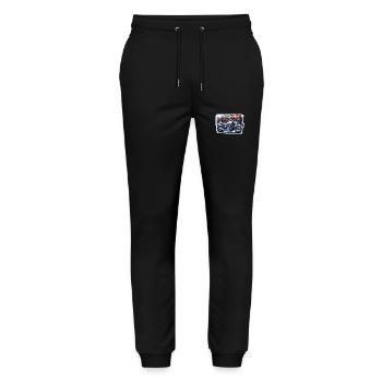 Kaido Chopper - Stanley/Stella Unisex Bio Jogginghose Mover  - Schwarz - Vorne - Marisol (170cm) & Nik (191cm)