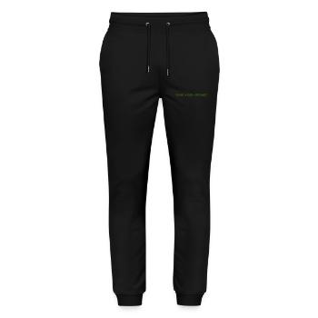 Sonne Bier FreundeT-Shirt–Frühlingsfest Biergarten - Stanley/Stella Unisex Bio Jogginghose Mover  - Schwarz - Vorne - Marisol (170cm) & Nik (191cm)