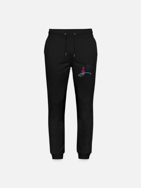 Leuchtturm Urlaub - Stanley/Stella Unisex Bio Jogginghose Mover - Schwarz