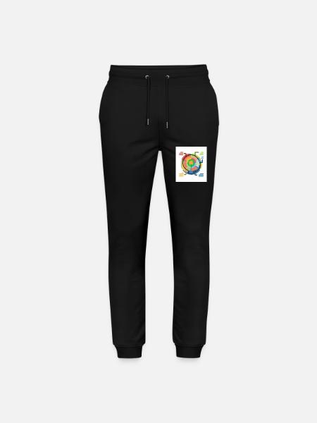 Cercle du monde - Pantalon de jogging bio MOVER Stanley/Stella unisexe - noir
