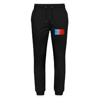 Flag 128 - Stanley/Stella Unisex Bio Jogginghose Mover  - Schwarz - Vorne - Marisol (170cm) & Nik (191cm)
