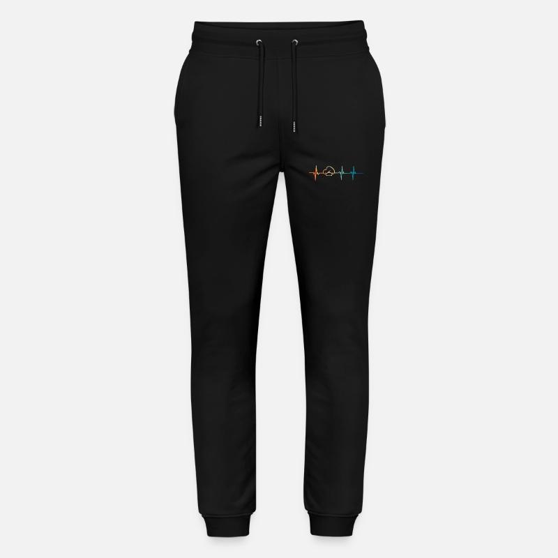 Herzschlag-Koch - Stanley/Stella Unisex Bio Jogginghose Mover  - Schwarz