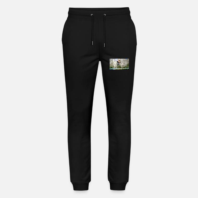 vtt descente - Pantalon de jogging bio MOVER Stanley/Stella unisexe - noir