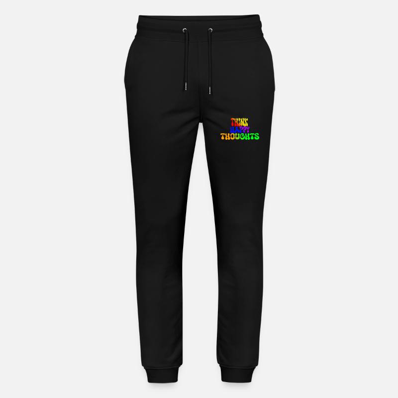 Pensez à des pensées heureuses - Pantalon de jogging bio MOVER Stanley/Stella unisexe - noir