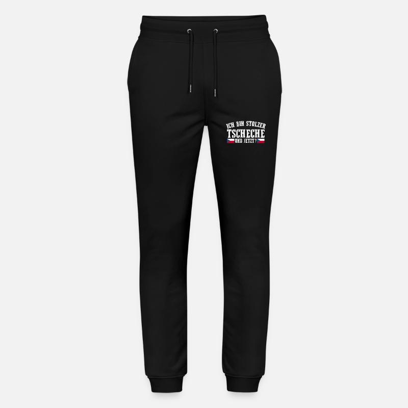 Tschechen Tschechisch Tschechien - Stanley/Stella Unisex Bio Jogginghose Mover  - Schwarz