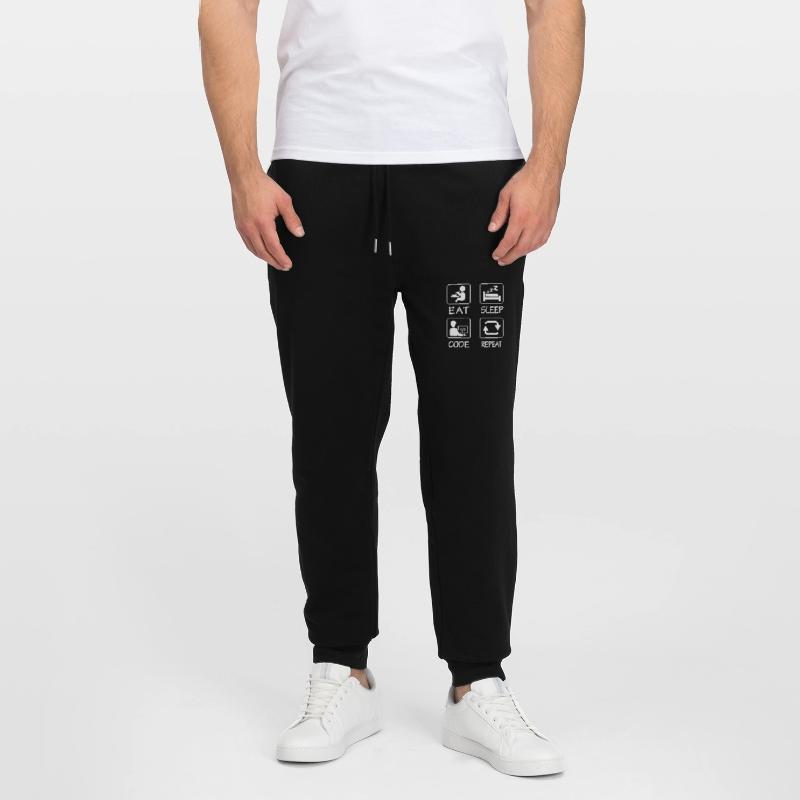 Eat Sleep Code Repeat Pantalon de jogging bio MOVER Stanley/Stella unisexe