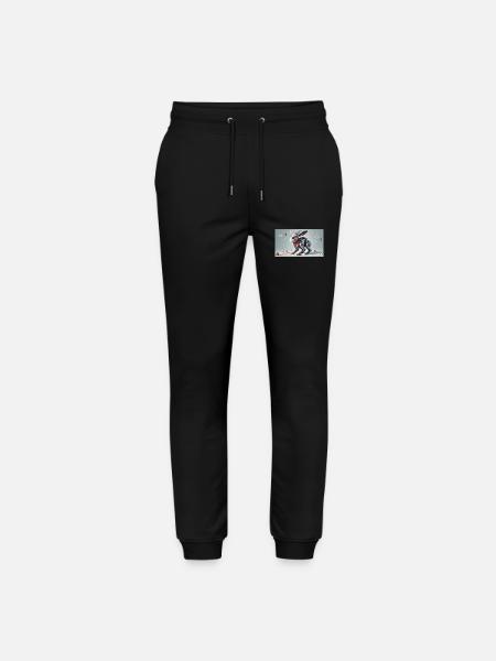 Weihnachtshase - Stanley/Stella Unisex Bio Jogginghose Mover - Schwarz