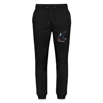 die andere Seite - Stanley/Stella Unisex Bio Jogginghose Mover  - Schwarz - Vorne - Marisol (170cm) & Nik (191cm)