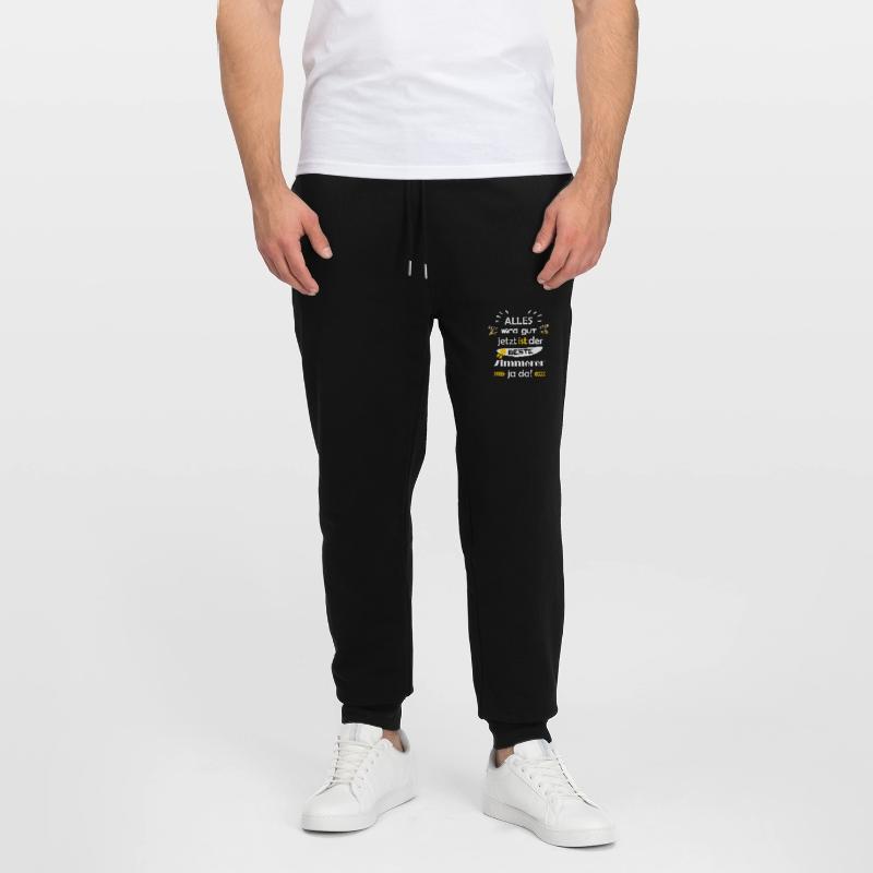 Alles wird gut lustiger Spruch bester Zimmerer Stanley/Stella Unisex Bio Jogginghose Mover 