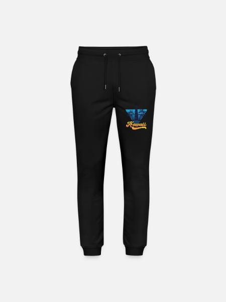 Hawaii Lighthouse Beach Design - Stanley/Stella Mover Unisex Organic Jogging Trousers - black