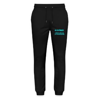 Ich bin Pädagoge - ich rette die Welt - Stanley/Stella Unisex Bio Jogginghose Mover  - Schwarz - Vorne - Marisol (170cm) & Nik (191cm)
