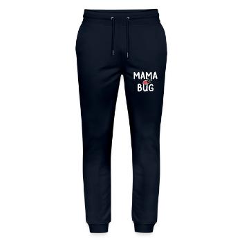 Mama Bug Ladybug Mom Funny - Stanley/Stella Mover Unisex Organic Jogging Trousers - navy - Front - Marisol (170cm) & Nik (191cm)
