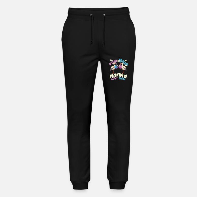 Rosa Storch - Stanley/Stella Unisex Bio Jogginghose Mover  - Schwarz