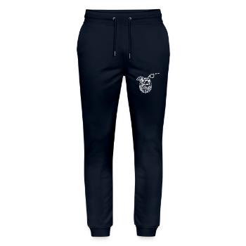 Cocktail Drink Zitrus Skizze - Stanley/Stella Unisex Bio Jogginghose Mover  - Navy - Vorne - Marisol (170cm) & Nik (191cm)
