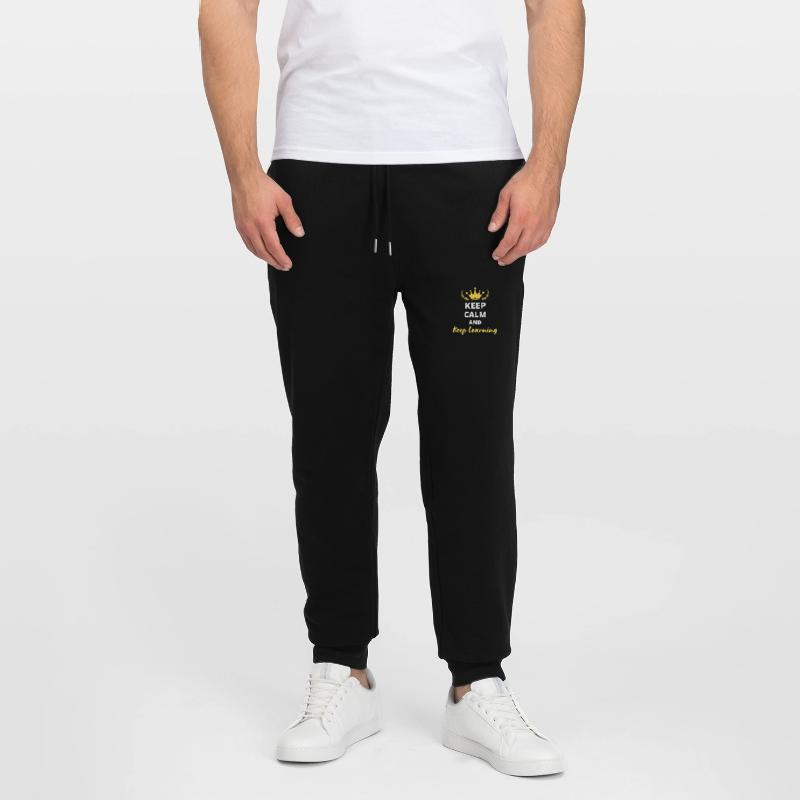 Keep Calm and Keep Learning Stanley/Stella Mover Unisex Organic Jogging Trousers