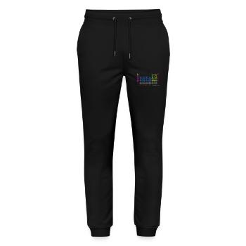 Periodensystem der chemischen Elemente. - Stanley/Stella Unisex Bio Jogginghose Mover  - Schwarz - Vorne - Marisol (170cm) & Nik (191cm)