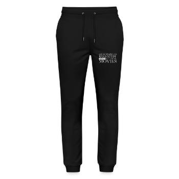 typography baker profession cute pastry shop - Stanley/Stella Unisex Bio Jogginghose Mover  - Schwarz - Vorne - Marisol (170cm) & Nik (191cm)