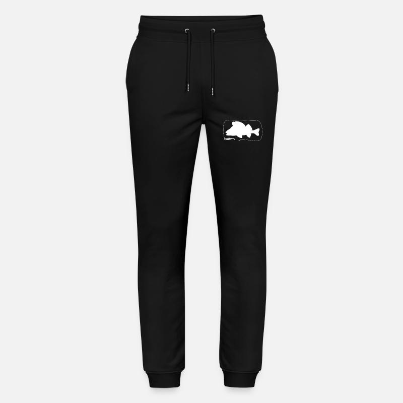 Perch with softbait - Stanley/Stella Mover Unisex Organic Jogging Trousers - black