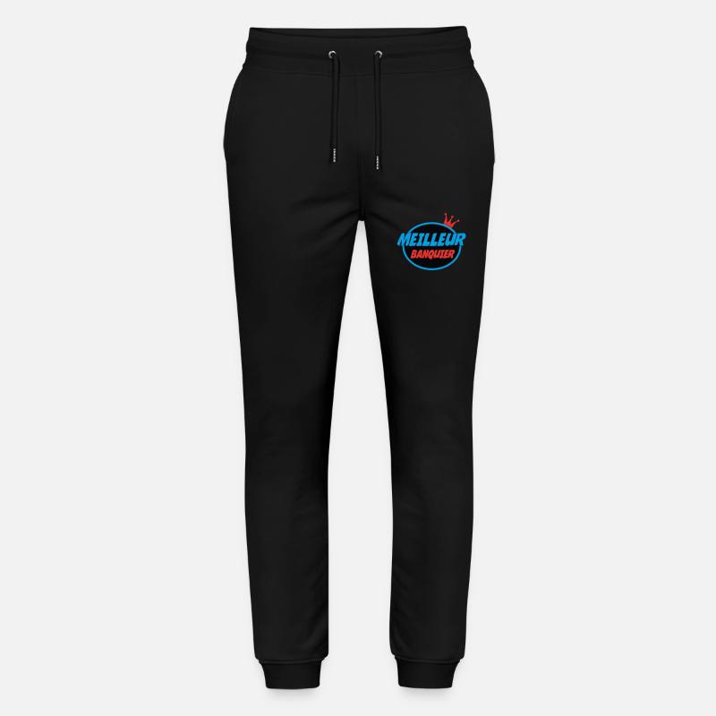 MEILLEUR BANQUIER - Pantalon de jogging bio MOVER Stanley/Stella unisexe - noir