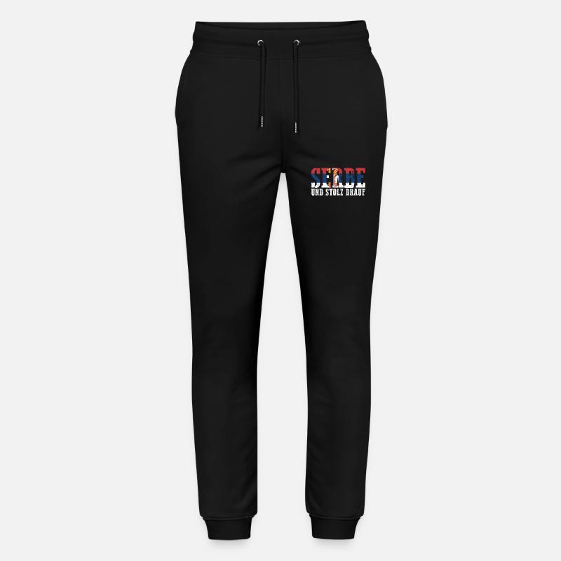 Serbe Serbe Serbie - Pantalon de jogging bio MOVER Stanley/Stella unisexe - noir