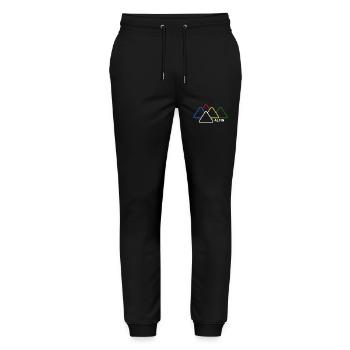 mountaineering sherpa alpine ferrata mountain summit - Stanley/Stella Mover Unisex Organic Jogging Trousers - black - Front - Marisol (170cm) & Nik (191cm)