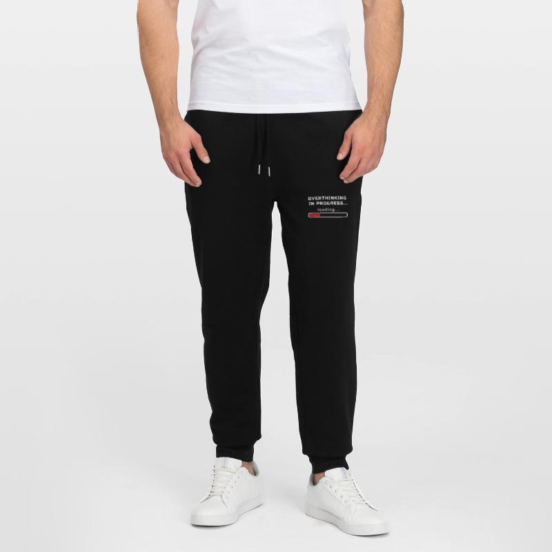 OVERTHINKING IN PROGRESS LOADING... Stanley/Stella Mover Unisex Organic Jogging Trousers