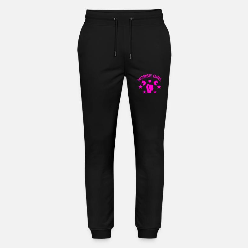 Pferd - Stanley/Stella Unisex Bio Jogginghose Mover  - Schwarz