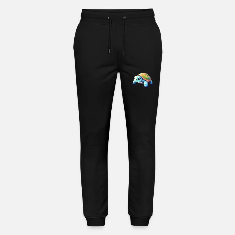 Schildkröte - Stanley/Stella Unisex Bio Jogginghose Mover  - Schwarz