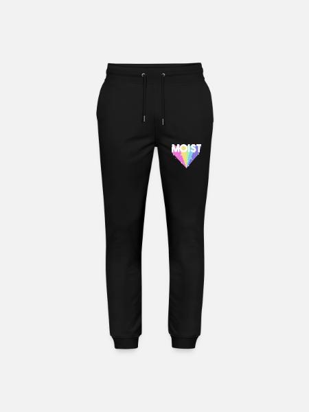 Moist Funny Meme Offensive Weird Cool Hilarious - Stanley/Stella Mover Unisex Organic Jogging Trousers - black