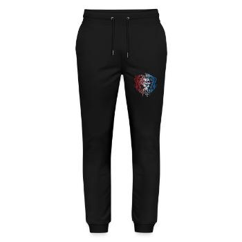 Luxembourg - Stanley/Stella Mover Unisex Organic Jogging Trousers - black - Front - Marisol (170cm) & Nik (191cm)