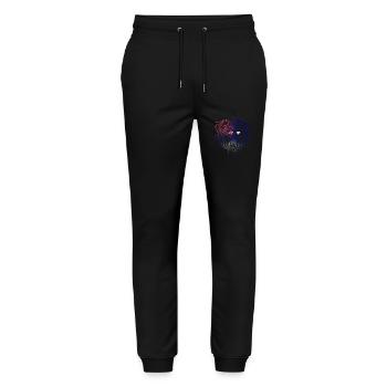 Anguilla - Stanley/Stella Unisex Bio Jogginghose Mover  - Schwarz - Vorne - Marisol (170cm) & Nik (191cm)