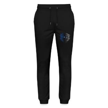 Estonia - Stanley/Stella Mover Unisex Organic Jogging Trousers - black - Front - Marisol (170cm) & Nik (191cm)
