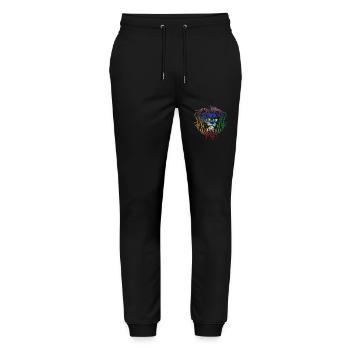 Réunion - Stanley/Stella Mover Unisex Organic Jogging Trousers - black - Front - Marisol (170cm) & Nik (191cm)