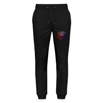 Sint Maarten - Stanley/Stella Unisex Bio Jogginghose Mover  - Schwarz - Vorne - Marisol (170cm) & Nik (191cm)