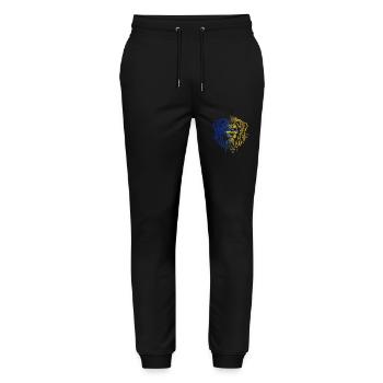Ukraine - Pantalon de jogging bio MOVER Stanley/Stella unisexe - noir - Devant - Marisol (170cm) & Nik (191cm)