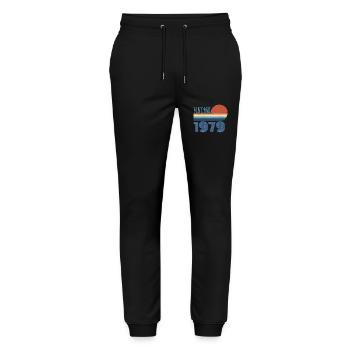 vintage 1979 - Pantalon de jogging bio MOVER Stanley/Stella unisexe - noir - Devant - Marisol (170cm) & Nik (191cm)