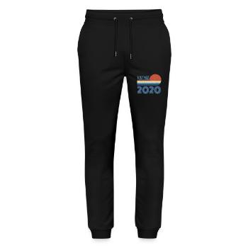 Vintage 2020 - Stanley/Stella Mover Unisex Organic Jogging Trousers - black - Front - Marisol (170cm) & Nik (191cm)