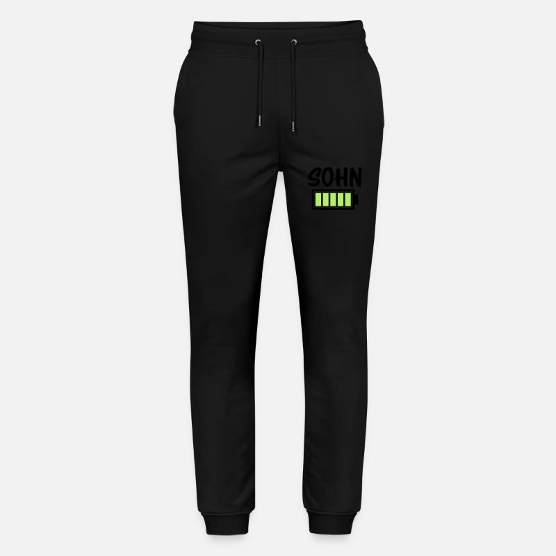 Sohn - Akku - Stanley/Stella Unisex Bio Jogginghose Mover  - Schwarz