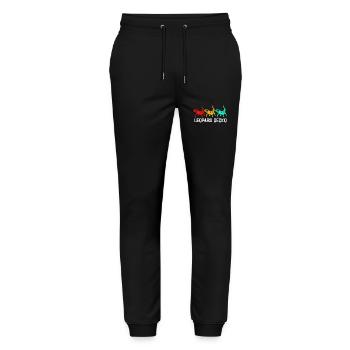 gecko - Stanley/Stella Mover Unisex Organic Jogging Trousers - black - Front - Marisol (170cm) & Nik (191cm)