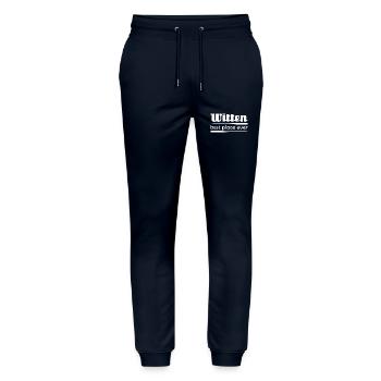 Witten - Stadt best place ever - Stanley/Stella Unisex Bio Jogginghose Mover  - Navy - Vorne - Marisol (170cm) & Nik (191cm)