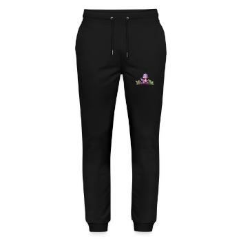 Tinysaure - Pantalon de jogging bio MOVER Stanley/Stella unisexe - noir - Devant - Marisol (170cm) & Nik (191cm)