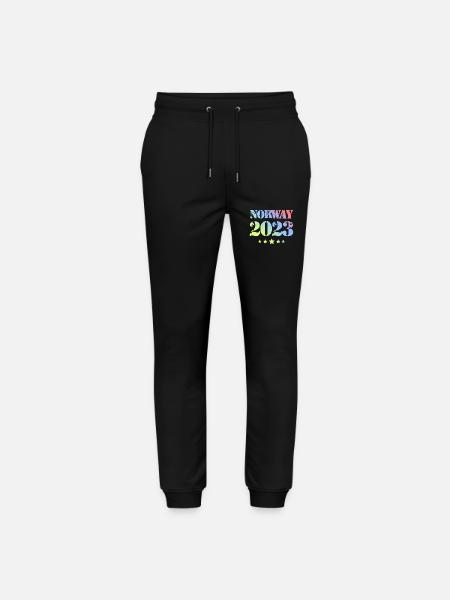 Norway 2023 - Stanley/Stella Unisex Bio Jogginghose Mover - Schwarz