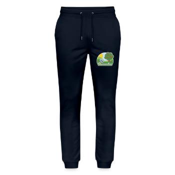 Oureweller - Stanley/Stella Unisex Bio Jogginghose Mover  - Navy - Vorne - Marisol (170cm) & Nik (191cm)