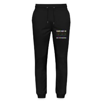 What part of don ́t you understand? Mathematics fan - Stanley/Stella Mover Unisex Organic Jogging Trousers - black - Front - Marisol (170cm) & Nik (191cm)