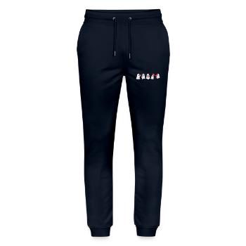 Ghosts of Love - Valentine's Day Gift - Stanley/Stella Mover Unisex Organic Jogging Trousers - navy - Front - Marisol (170cm) & Nik (191cm)